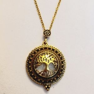 Vintage Brass Magnifying Locket